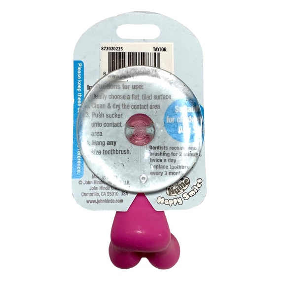 Happy Smiles Personalized Kids Toothbrush Holder Taylor Kitty Cat - Picture 2 of 4